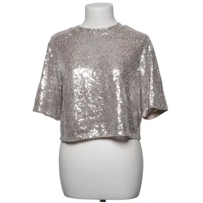 Top (Zilver) van H&M Elastaan, Polyester