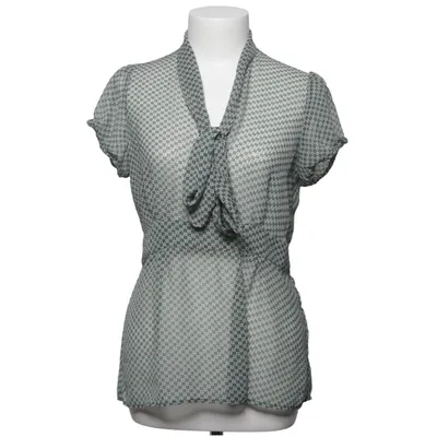 Haut (Vert, Blanc) de Flash Polyester