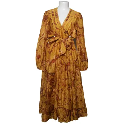 Maxikjole (Gul, Brun) fra Next Polyester