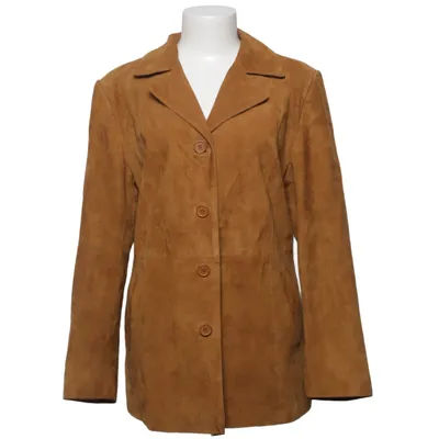 Läderkappa (Brun) från Conbipel Skinn, Polyester
