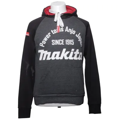 Huvtröja (Grå, Svart, Röd) från Makita Bomull, Polyester