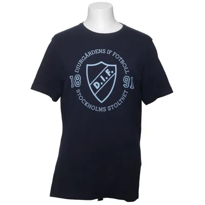 T-shirt (Blauw) van Djurgårdens IF Organisch katoen