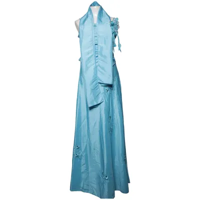 Avondjurk (Blauw) van Yves Calin Polyamide, Polyester