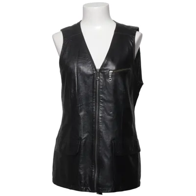 Lederweste (Schwarz) von Oui Acetat, Leder