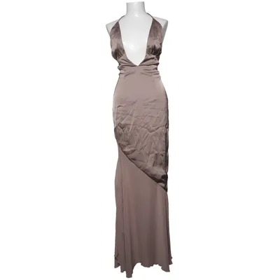 Halterneck-kjole (Brun) fra PrettyLittleThing Polyester