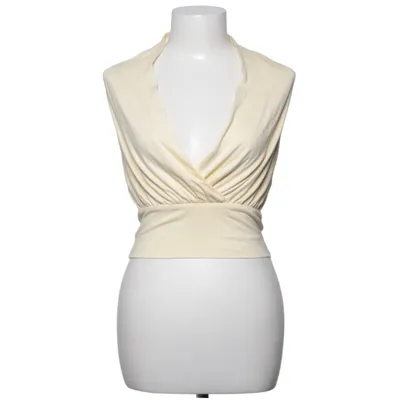 Neckholder Top (Beige) von Bershka