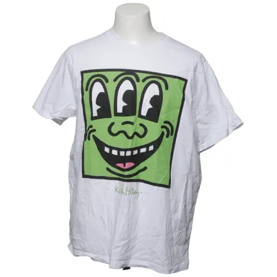 T-shirt (Weiß, Grün, Mehrfarbig) von Keith Haring Baumwolle