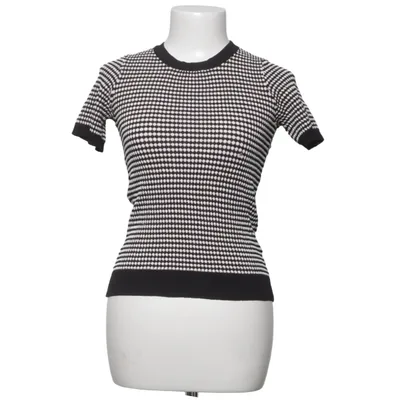 Top (Zwart, Wit) van Zara Knit Polyamide, Viscose