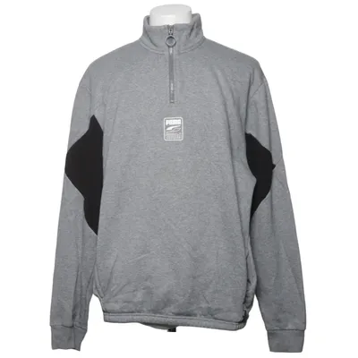 Sweatshirt (Grijs, Zwart) van Puma Katoen, Elastaan, Polyester