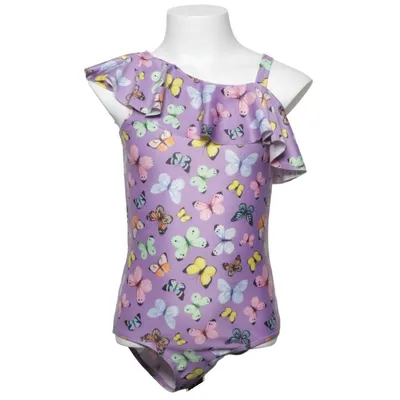 Swimsuit (Purple, Multicolored) from H&M Elastane, Polyester
