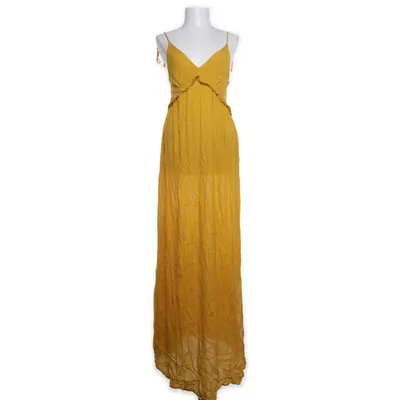 Maxi jurk (Geel) van Collection Pimkie Viscose