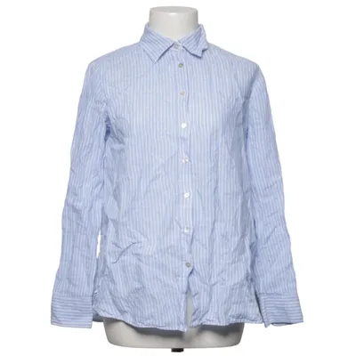 Hemd (Blau, Weiß) von Massimo Dutti Leinen