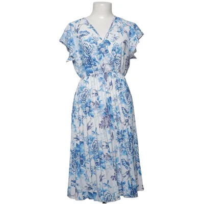 Dress (Blue, White) from Airisa Polyester, Viscose
