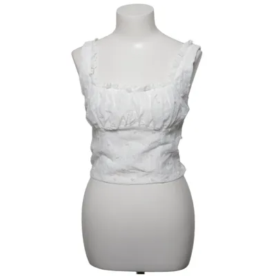 Crop Top (Weiß) von Loavies Polyamid, Polyester