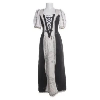 Dirndl (Black, Multicolored) from Spieth & Wensky Acetate, Cotton, Linen, Polyester