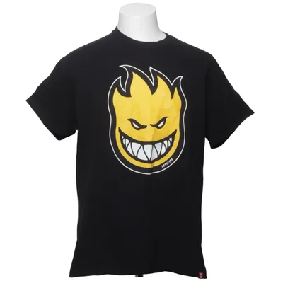 T-shirt (Noir, Jaune) de Spitfire Coton