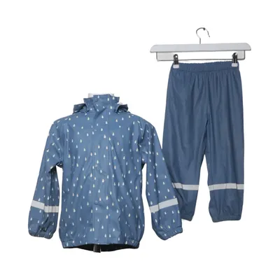 Regenkleding (Blauw) van Basecamp Polyester, Polyurethaan