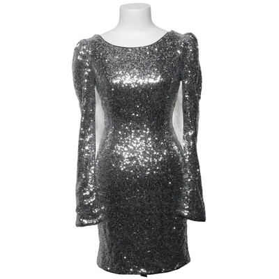 Cocktailjurk (Zilver) van The Girl Who Elastaan, Polyester