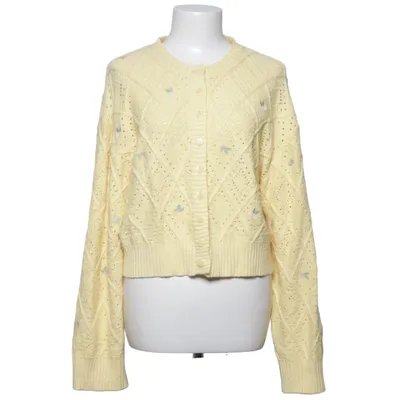 Strickjacke (Gelb) von Lounge Baumwolle, Polyester