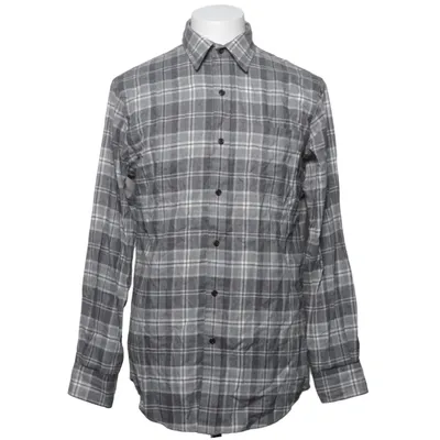 Flannel skjorte (Grå, Hvid) fra Ralph Lauren
