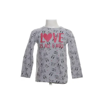 Långärmad t-shirt (Grå, Rosa) från Kiki & Koko