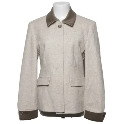 Blazer (Beige) from Ravens Cotton, Modal, Polyamide, Wool