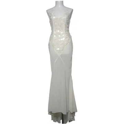 Abendkleid (Weiß) von PrettyLittleThing Polyester