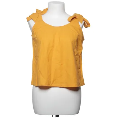 Top (Geel) van Mango Basics Polyamide, Viscose