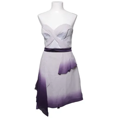 Cocktailklänning (Lila, Vit) från Karen Millen Elastan, Polyamid, Polyester, Silke