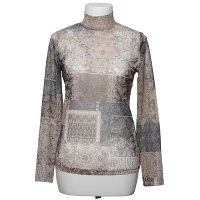Top (Beige, Multicolored) from Drôle de Copine Elastane, Polyester