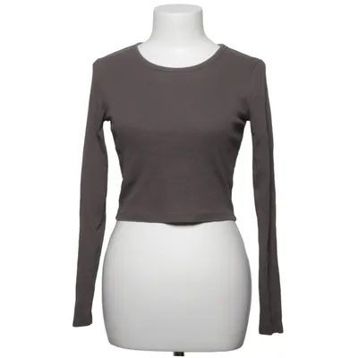 Lange mouwen shirt (Grijs) van Pull & Bear Katoen, Elastaan