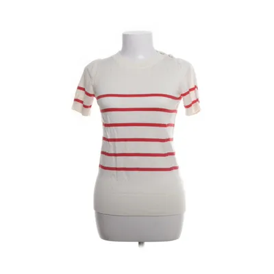 Top (Beige, Rood) van Plein Publique Katoen, Merinowol