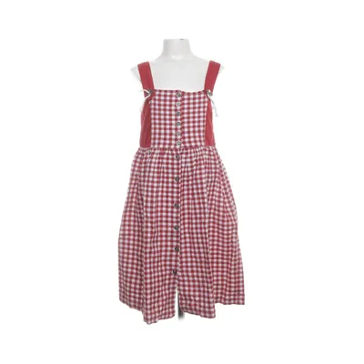 Dirndl (Red, White) from Isar Trachten Cotton