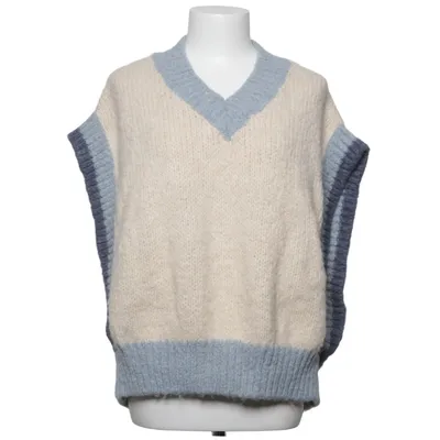 Slipover (Beige, Blue, Multicolored) from Nina Kendosa Acrylic, Alpaca wool, Polyester, Viscose