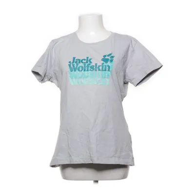 T-shirt (Grå) från Jack Wolfskin Elastan, Ekologisk bomull