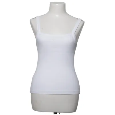 Tank Top (White) from Djerf Avenue Elastane, Organic cotton