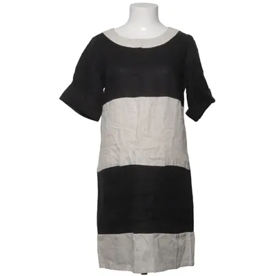 Kjole (Sort, Beige) fra Puro Lino Linned