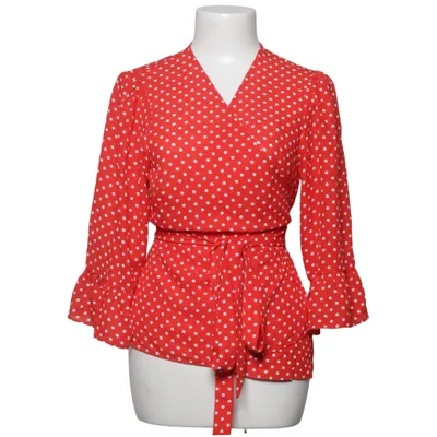 Slå-om bluse (Rød, Hvid) fra Daisy Grace Polyester
