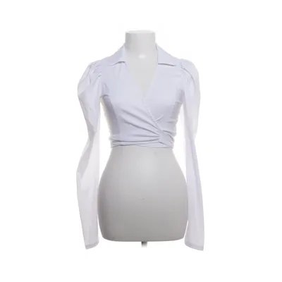 Wrap top (White) from Nadnad Elastane, Polyester