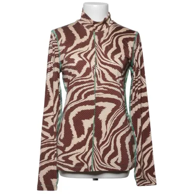 Polotröja (Brun, Beige) från Ganni Elastan, Polyester