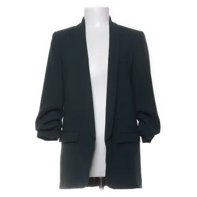 Kavaj (Grön) från Zara Woman Polyester, Viskos