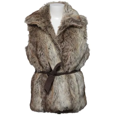 Gilet en fourrure (Marron) de Saki Collection