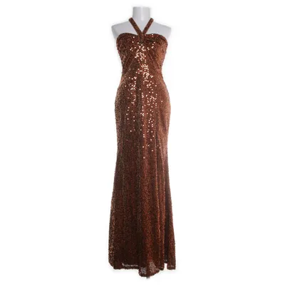 Aftonklänning (Orange) från Maniju Polyester