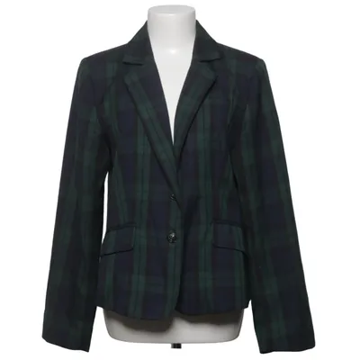 Blazer (Vert, Bleu) de Joy of Love Polyester, Viscose