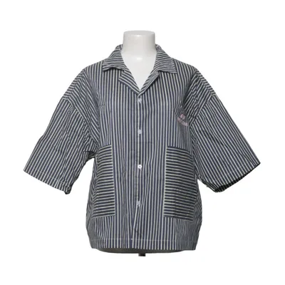 Korte mouwen shirt (Blauw, Wit) van Eme Studios Katoen