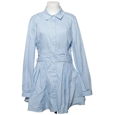 Robe chemise (Bleu) de Bardot Coton, Élasthane