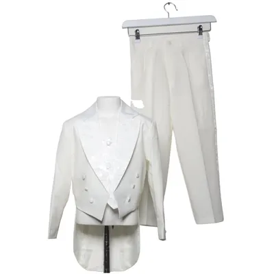 Pingvinjakke (Hvid) fra Weikexi Bomuld, Polyester
