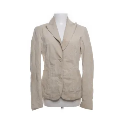 Læderblazer (Beige) fra Gipsy Læder, Polyester