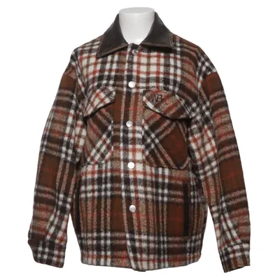 Oberhemd (Braun, Weiß, Rot) von WRSTBHVR Studio Polyester, Wolle