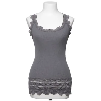 Tanktop  (Grå) fra Rosemunde Bomuld, Silke